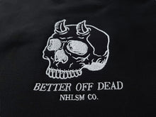Load image into Gallery viewer, Metallic &quot;Better Off Dead&quot; Heavyweight Embroidered Crewneck

