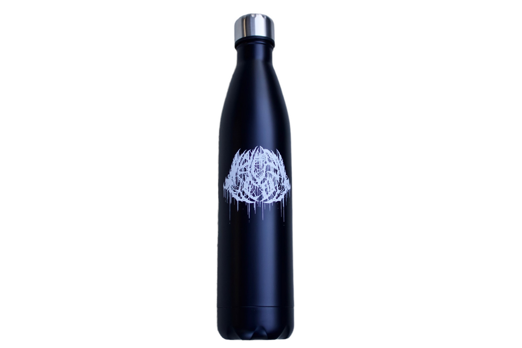 Death Metal Logo Water Bottle